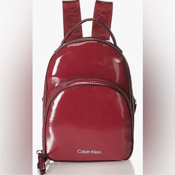 Calvin Klein Astatine Micro Mini Backpack, Bloodstone,One Size